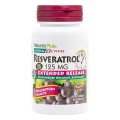 Nature's Plus Extended Release Resveratrol 125 mg X 60 Tabs