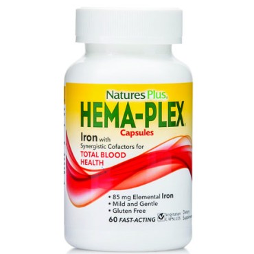 Nature's Plus Hema-Plex X 60 Caps