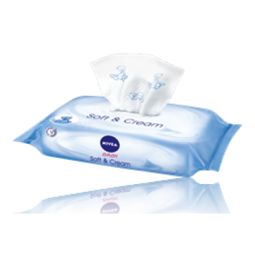 Nivea Baby Wipes Soft & Cream X 20 Τμχ