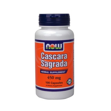 Now Foods Cascara Sagrada 450 mg X 100 Caps
