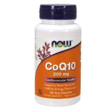 Now Foods Coq-10 200 mg X 60 Caps