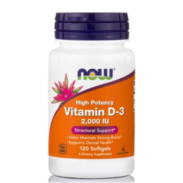 Now Foods D-3 (2000 IU) X 120 Softgels