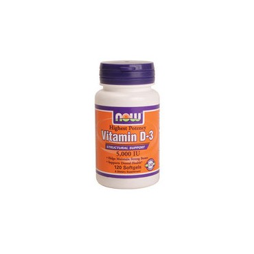 Now Foods D-3 5000 IU 120 Softgels