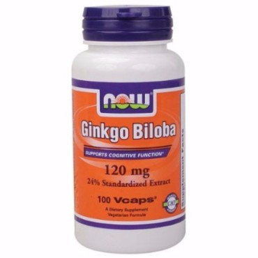 Now Foods Ginkgo Biloba 120mg X 100 Vcaps