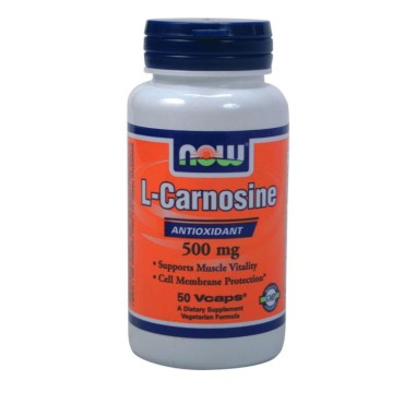 Now Foods L- Carnosine 500 mg X 50 Vcaps