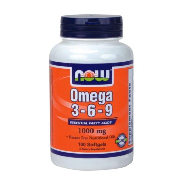 Now Foods Omega 3-6-9 1000 mg X 100 Softgels