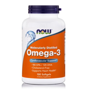 Now Foods Omega-3 1000 mg X 100 Softgels