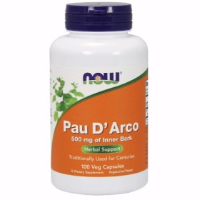 Now Foods Pau D' Arco 500mg X 100 Caps