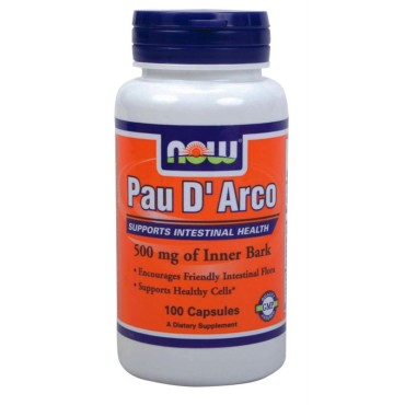 Now Foods Pau D' Arco 500mg X 100 Caps