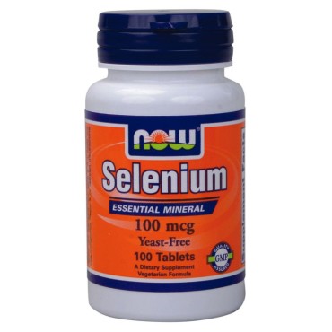 Now Foods Selenium 100 Mcg (Yeast Free, Vegetarian) X 100 Tabs