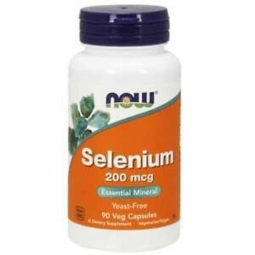 Now Foods Selenium 200 mcg Yeast-Free x 90 Vcaps