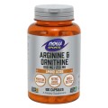 Now Foods Sports L-Arginine 500 mg + L-Ornithine 250 mg x 100 Caps