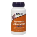 Now Foods Turmeric & Bromelain 600 mg X 90 Caps