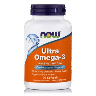 Now Foods Ultra Omega-3 Fish Oil X 90 Softgels