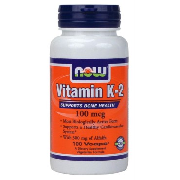 Now Foods Vitamin K-2 100 Mcg X 100 Vcaps