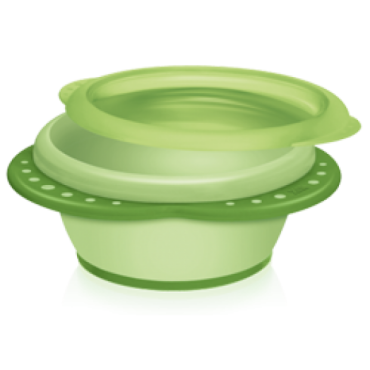 Nuk Μπολ Με Καπάκι  6+ Easy Learning (5192)