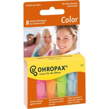 Ohropax Ωτοασπίδες Color SNR:35db x 8 Τμχ