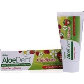 Optima Aloedent Children's Fluoride Free Toothpaste 50 ml