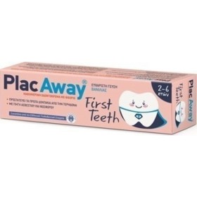 Plac Away First Teeth Toothpaste (2-6 Ετών) Με Γεύση Βανίλια 50 ml