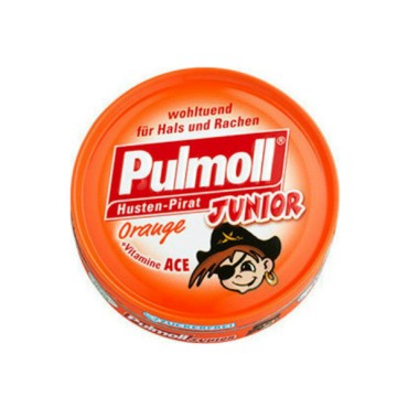 Pulmoll Junior Παστίλιες πορτοκάλι Με Βιταμίνη C 45 gr