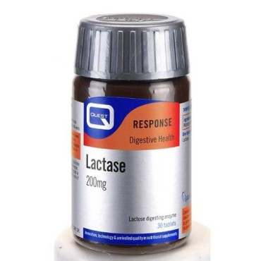 Quest Lactase 200mg Lactose Digesting Enzyme Tabs 30S