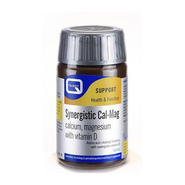 Quest Synergistic CalMag Calcium, Magnesium & D X 30 Tabs