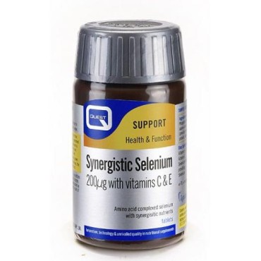 Quest Synergistic Selenium 200Μg With Vitamins C & E X 30 Tabs