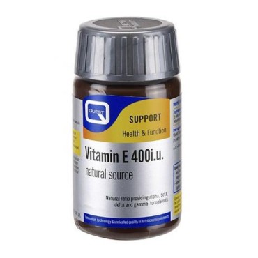 Quest Vitamin E 400I IU Natural Source X 60 Caps