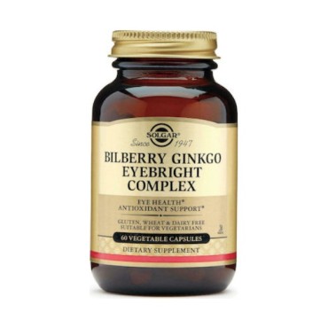 Solgar Bilberry Ginkgo Eyebright Veg.60S
