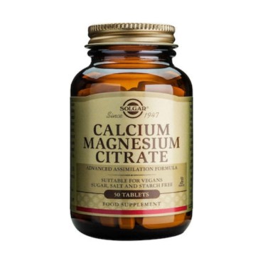 Solgar Calcium Magnesium Citrate X 50 Tabs