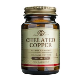 Solgar Chelated Copper 2.5mg X 100 Tabs