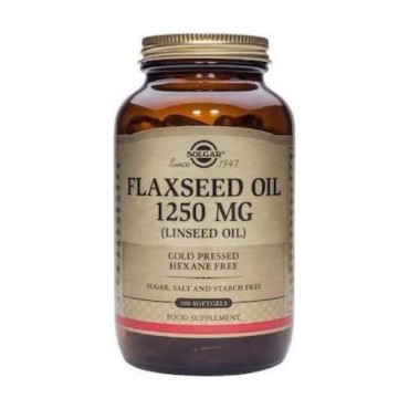 Solgar Flaxseed Oil 1250mg X 100 Softgels
