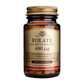 Solgar Folate (As Metafolin) 400 μg X 50 Tabs