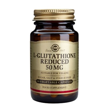 Solgar L-Glutathione 50mg X 30 Veggie Caps