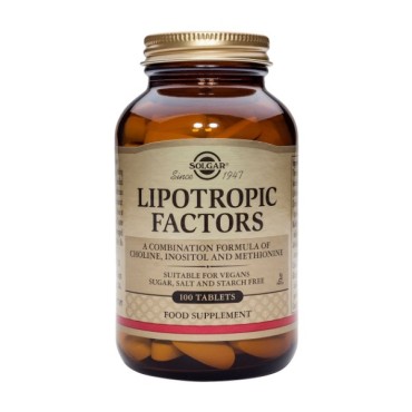 Solgar Lipotropic Factors X 100 Tabs