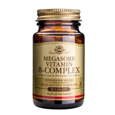 Solgar Megasorb B Complex 50 X 50 Tabs