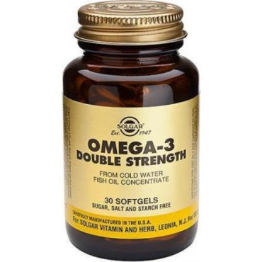 Solgar Omega-3 Double Strength X 30 Softgels