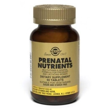 Solgar Prenatal Nutrients X 60 Tabs