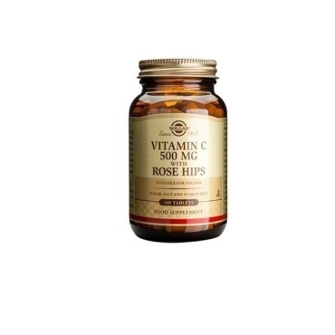 Solgar Rose Hips C 500mg X 100 Tabs