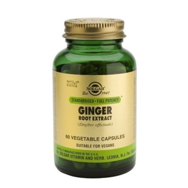 Solgar Sfp Ginger Root Extract X 60 Veggie Caps