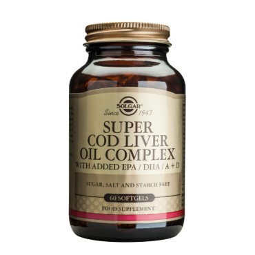 Solgar Super Cod Liver Oil Complex X 60 Softgels