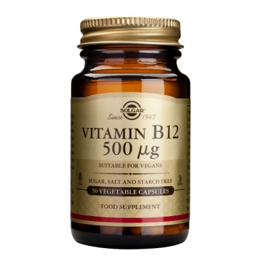 Solgar Vit. B-12 500Mcg X 50 Veggie Caps