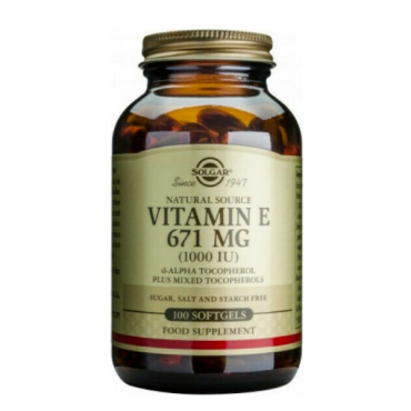 Solgar Vitamin E 1000 IU X 100 Softgels