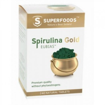 Superfoods Σπιρουλίνα Gold X 180 Tabls
