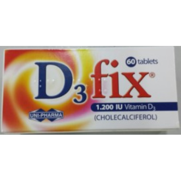 Uni-Pharma D3 Fix 1200 IU X 60 Tabs