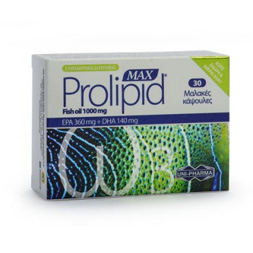 Uni-Pharma Prolipid Max 1000 mg X 30 Softgels