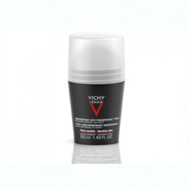 Vichy Homme Αποσμητικό Κατά Της Εφίδρωσης-72 Ώρες Προστασία 50 ml