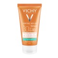 Vichy Ideal Soleil Cream Λεπτόρρευστη Κρέμα Για Ματ Αποτέλεσμα Spf 30 50ml
