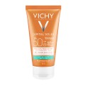 Vichy Ideal Soleil Cream Λεπτόρρευστη Κρέμα Για Ματ Αποτέλεσμα Spf 50 50ml