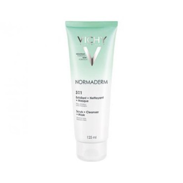 Vichy Normaderm 3 Σε 1 Απολέπιση + Καθαρισμός + Μάσκα 125 ml